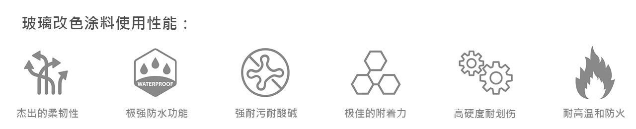 玻璃改色特殊性能,玻璃翻新特殊性能,玻璃焕新特殊性能